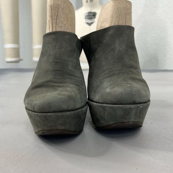 Scanlan Theodore Suede Mules Wedge Platform - Picture 3 of 8